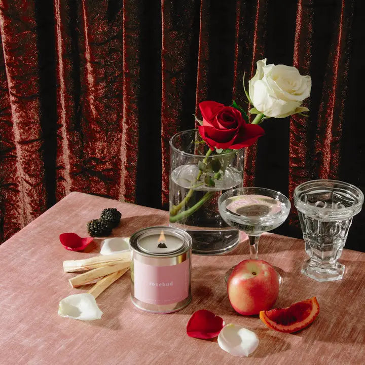 Rosebud Coconut Soy Candle