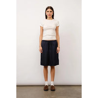 Lily Relaxed Fit Satin Long Shorts