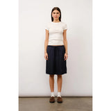 Lily Relaxed Fit Satin Long Shorts