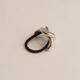Eternal Loop Ponytail Hair Tie - Silver