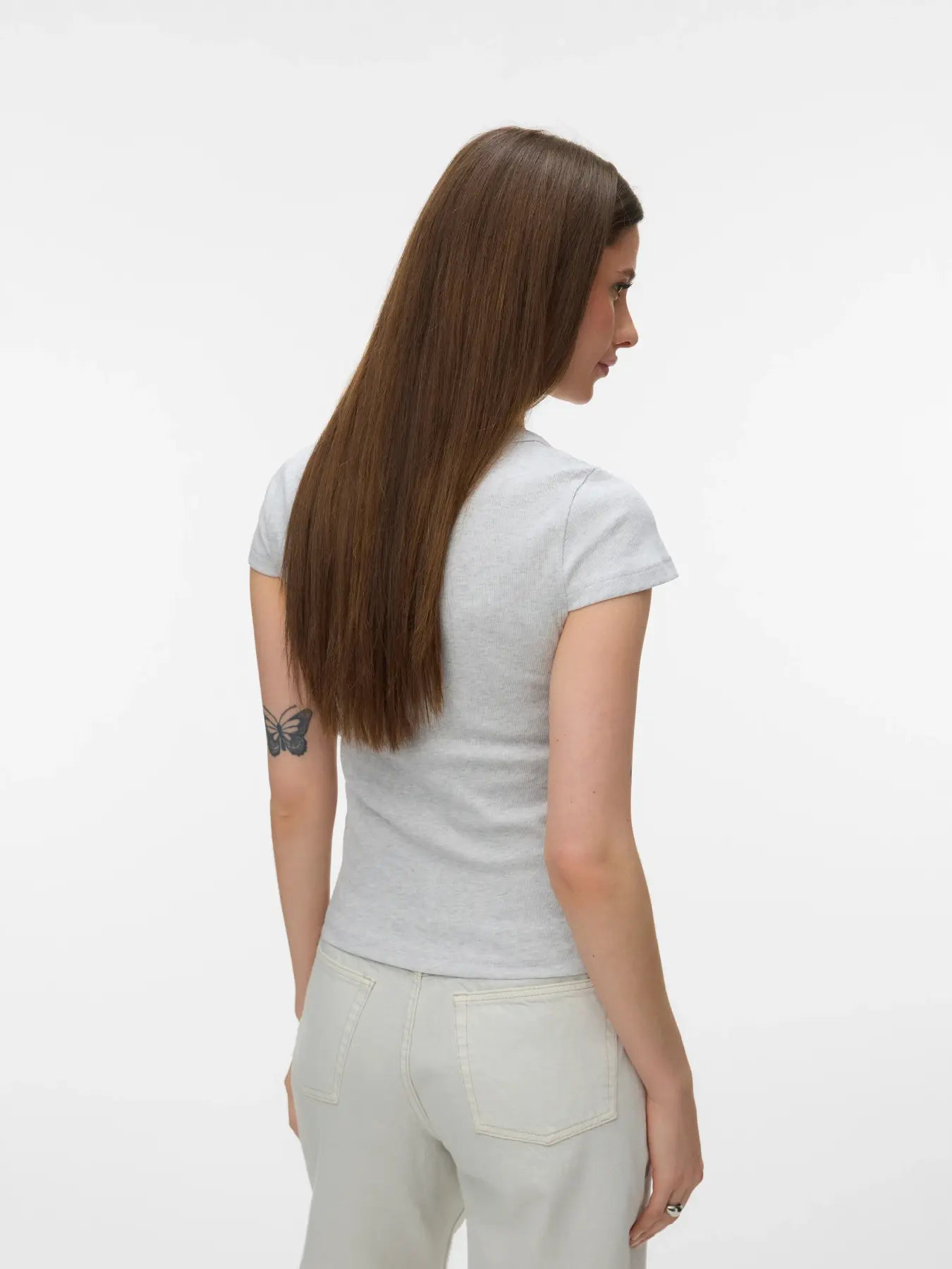 Chloe U-Neck Short Sleeve Top