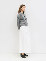 The Dahlia Cardigan - Heather Grey