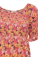 Vera Dress 26 - Carmine Flower