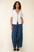 Emery Front Tie Top