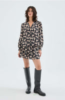 Horse Print Long Sleeve Top