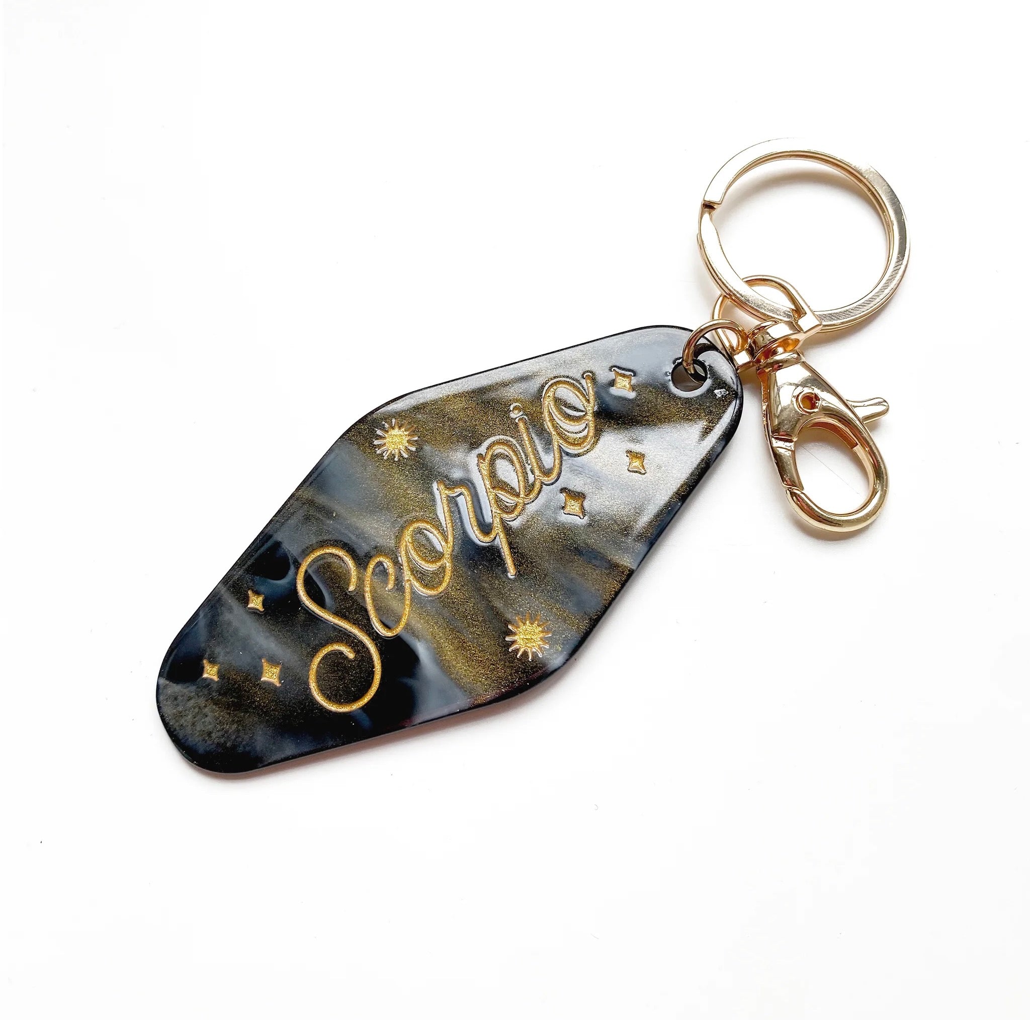 Horoscope Motel Keychain