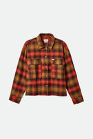 Bowery Long Sleeve Flannel - Washed Copper/Barn Red