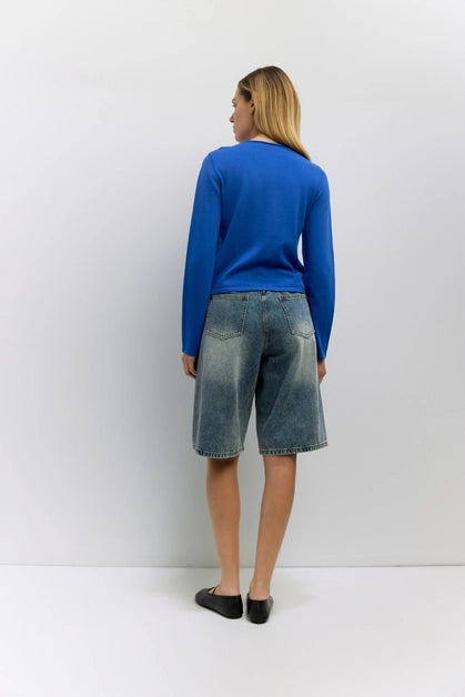The Shea Cardigan - Blue