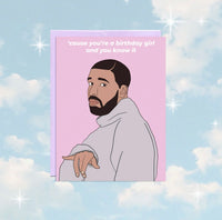 Drake Birthday Girl Card