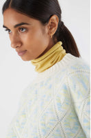 Blue Diamond Jacquard Sweater