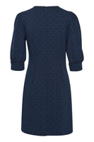 Kate Print Dress - Total Eclipse Dot