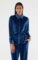 Blue Velvet Shirt