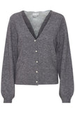 Macon Cardigan - Dark Grey Multi
