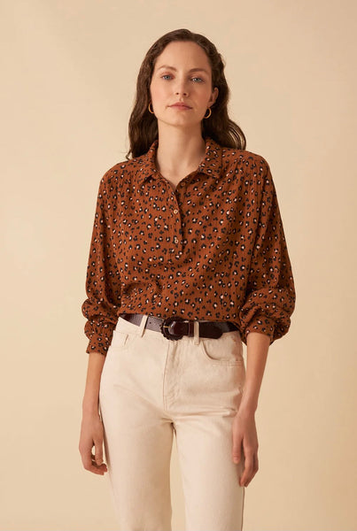 Ricani Blouse - Leopard