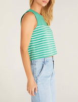 Sloane Stripe Terry Tank