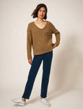 Texture Jumper - Brown Multi