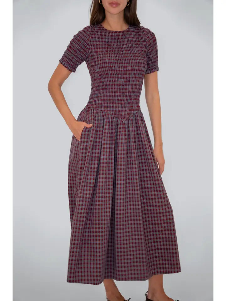 Beatrix Smocked Midi Dress