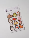Japan – Animals • Washi Foil Sticker Sheet