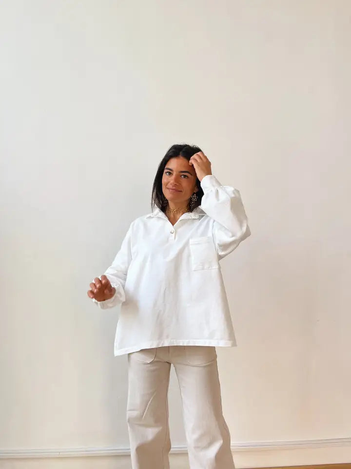White Rugby Shirt