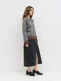 The Myers Sweater - Brown/Blue
