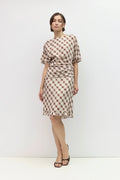 The Aliza Skirt - Burgundy