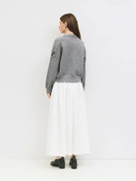 The Dahlia Cardigan - Heather Grey