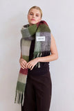 The Reykjavik Scarf - Mossy Green Check