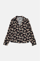 Horse Print Long Sleeve Top
