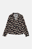 Horse Print Long Sleeve Top
