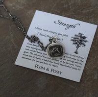 Bend Don't Break Necklace - Aesop Fables