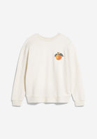 Aarin Oversized Fruit Embroidered Sweatshirt - Undyed