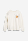 Aarin Oversized Fruit Embroidered Sweatshirt - Undyed