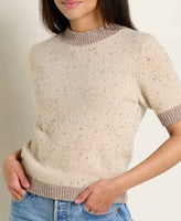 Wilde Short Sleeve Sweater - Almond