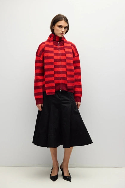 The Scarlett Sweater - Red/Burgundy