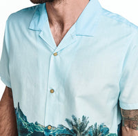 Gonzo Camp Collar Woven - Hinano Otemanu Light Blue