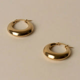 Emilia Gold Voluptuous Hoops