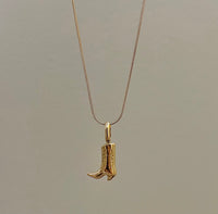 Lottie Boot Necklace