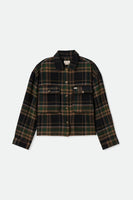 Bowery Long Sleeve Flannel - Black/Pine Needle