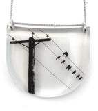 Drop Crow Pole Necklace