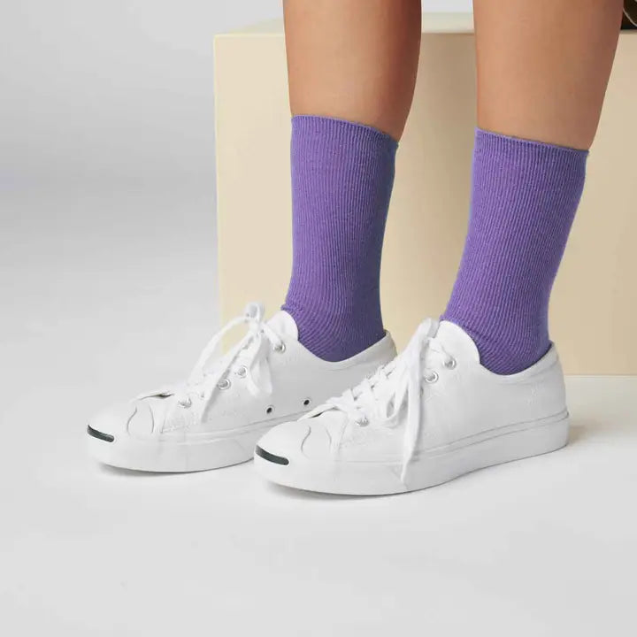 Everyday Solid Crew Socks