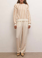 Cedar Houndstooth Sweater