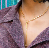 Cassidy Bolo 24k Gold Plated Necklace