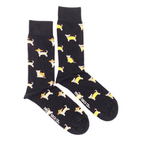 Taco Dog Mismatched Socks M
