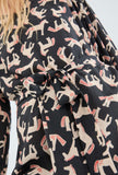 Horse Print Short Dress