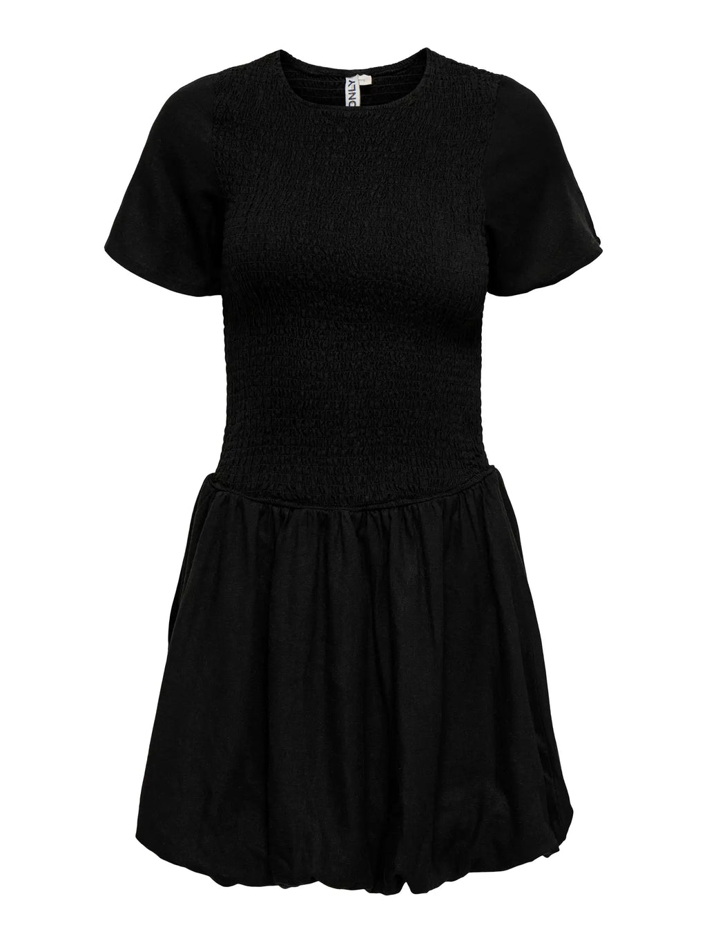 Goa Linen Balloon Dress - Black