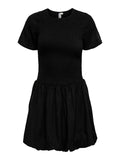 Goa Linen Balloon Dress - Black