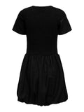 Goa Linen Balloon Dress - Black