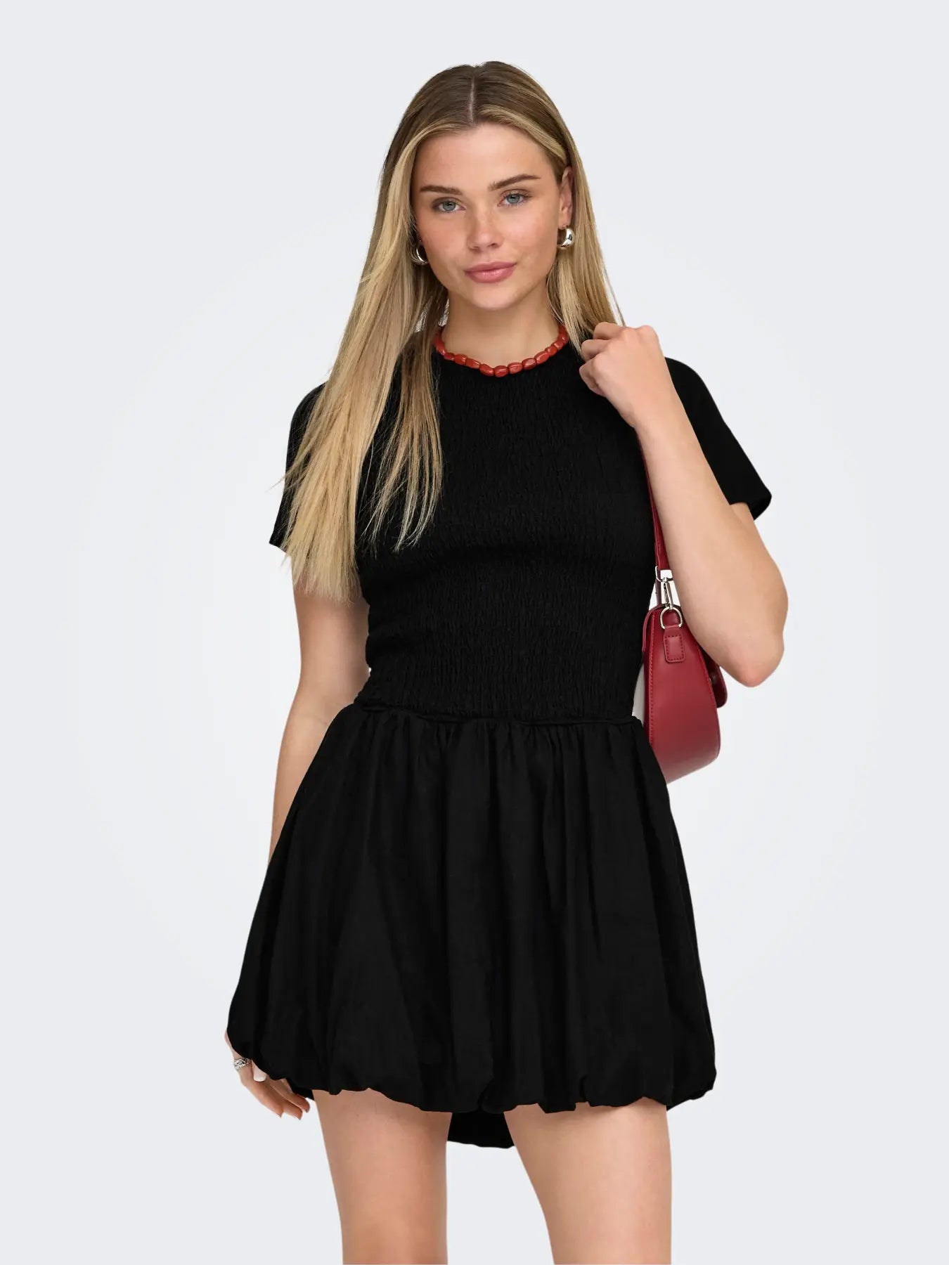 Goa Linen Balloon Dress - Black