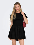 Goa Linen Balloon Dress - Black
