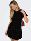 Goa Linen Balloon Dress - Black